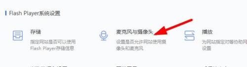flash修复工具如何设置麦克风和摄像头