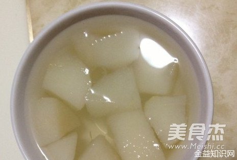 冰糖雪梨水的功效与作用