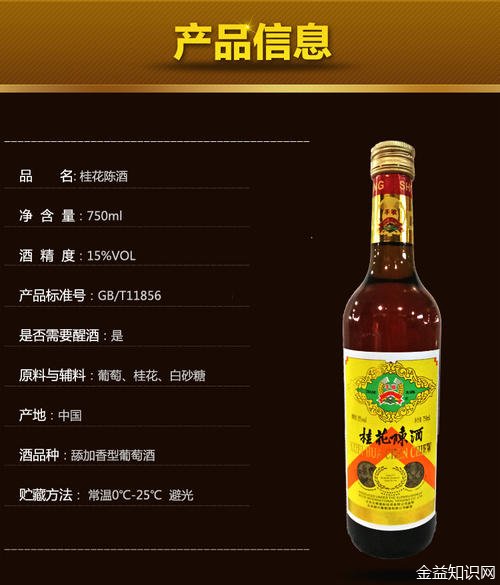 桂花陈酒的功效与作用