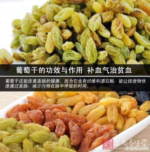 紫葡萄干功效与作用