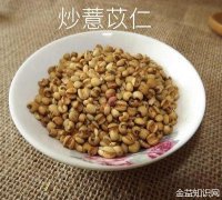 麸炒薏苡仁的功效与作用