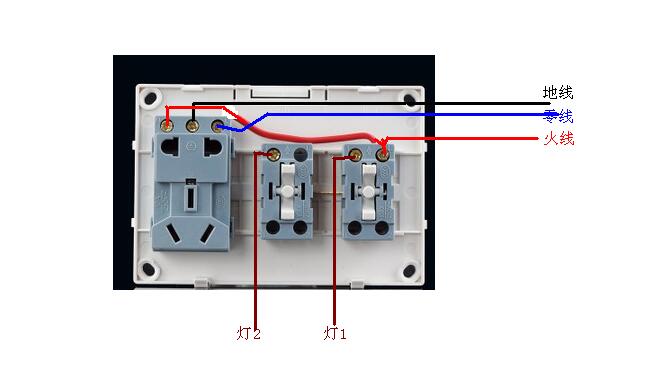墙壁开关接线方法(墙壁开关接线图)