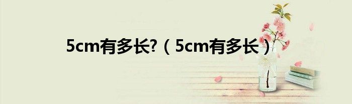 5cm有多长?（5cm有多长）